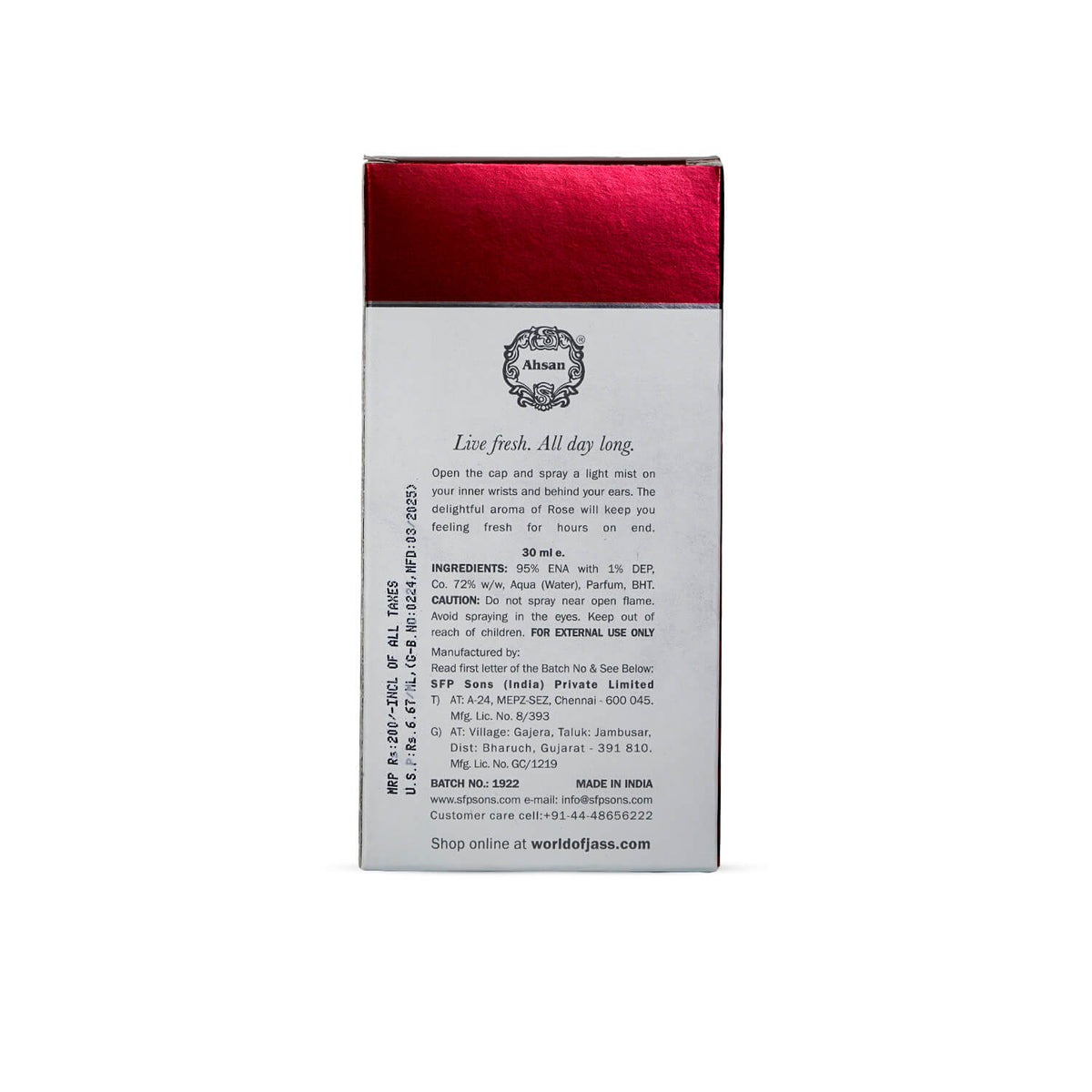 30ML AHSAN ROSE