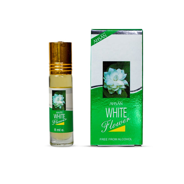 8ML WHITE FLOWER